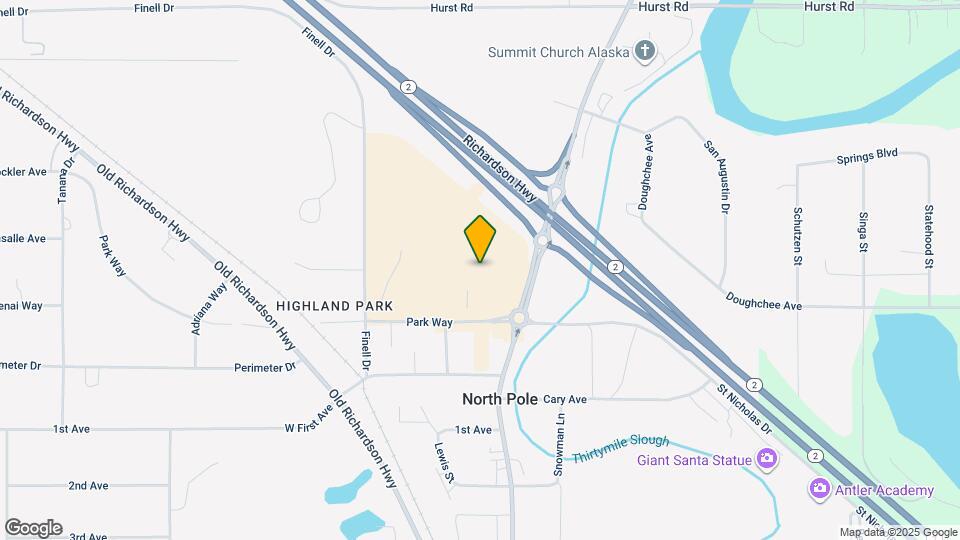 301 N Santa Claus Ln Map and Location Details