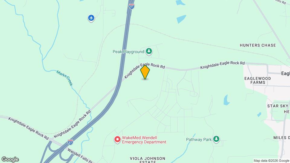 Abode at Wendell Falls Mapa y Detalles de la Ubicación