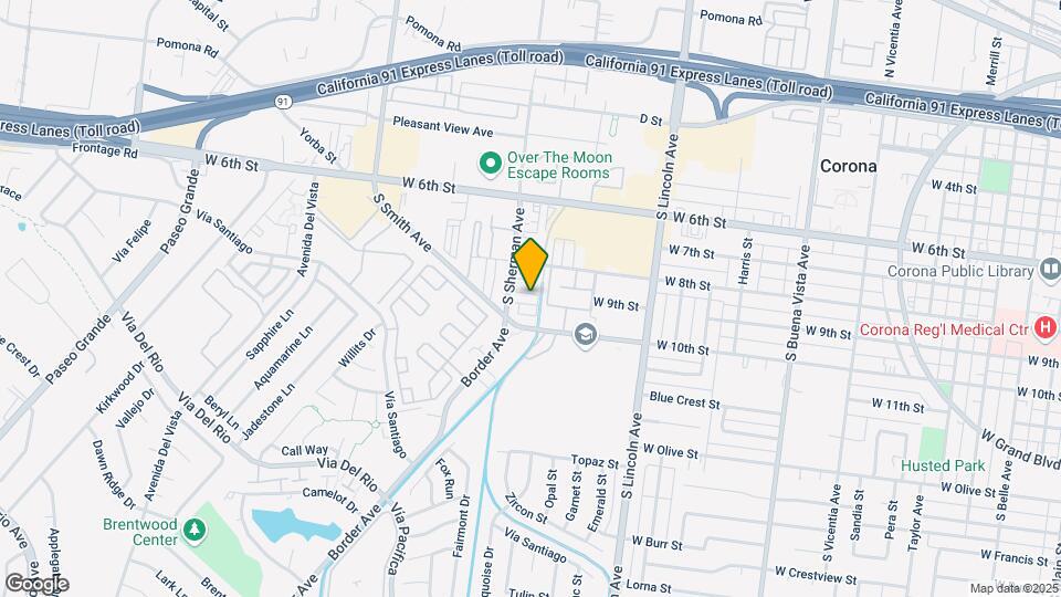 1255 W 9th St Mapa y Detalles de la Ubicación