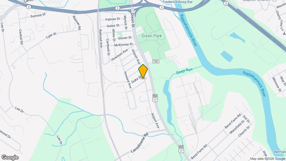 1804 Airport Ave Map and Location Details