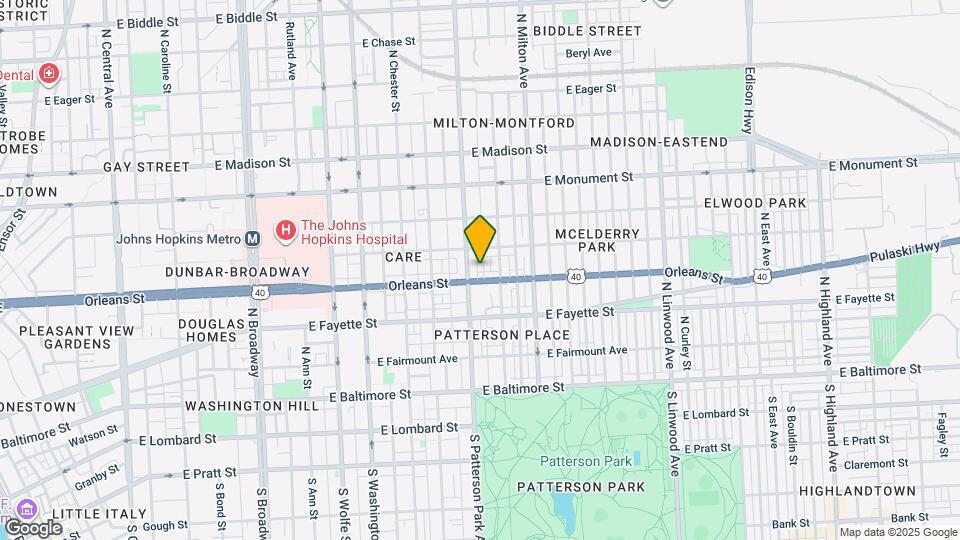400 N Bradford St Map and Location Details