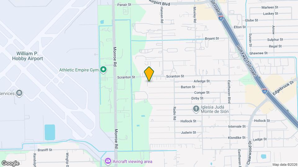 8802 Arledge St Map and Location Details