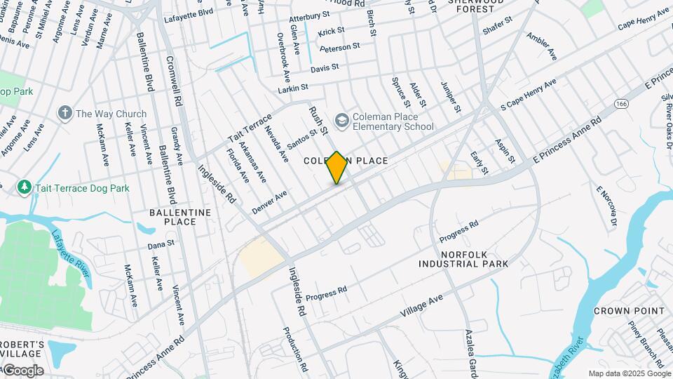 3659 Cape Henry Ave Map and Location Details