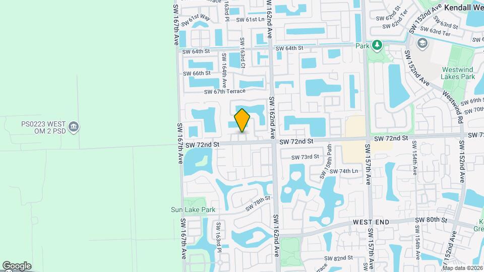 16320 SW 71st Terrace Map and Location Details