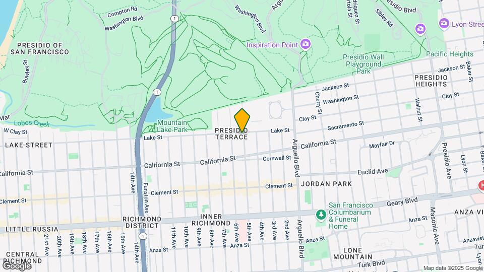 401 Lake St Map and Location Details