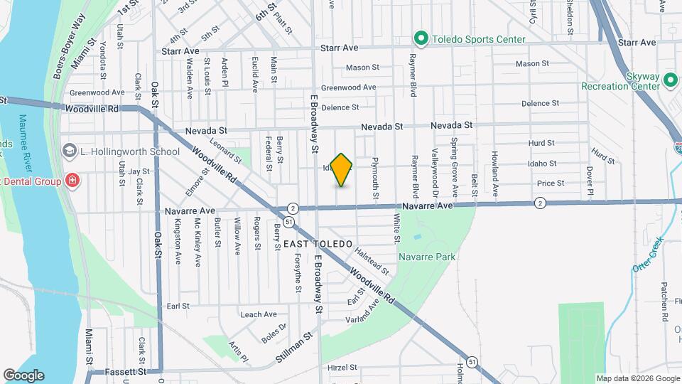 733 Parker Ave Mapa y Detalles de la Ubicación