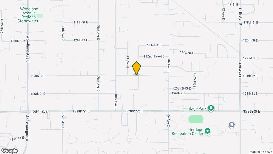 12404 83rd Ave E Mapa y Detalles de la Ubicación