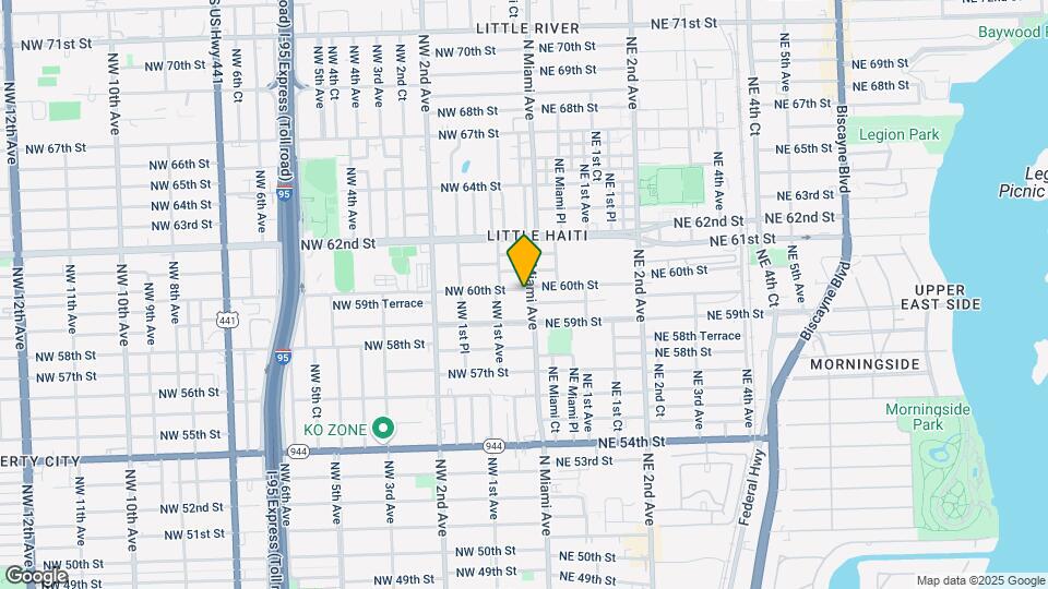 5936 N Miami Ave Map and Location Details