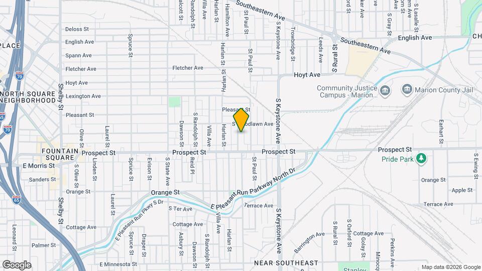 1025 Churchman Ave Map and Location Details