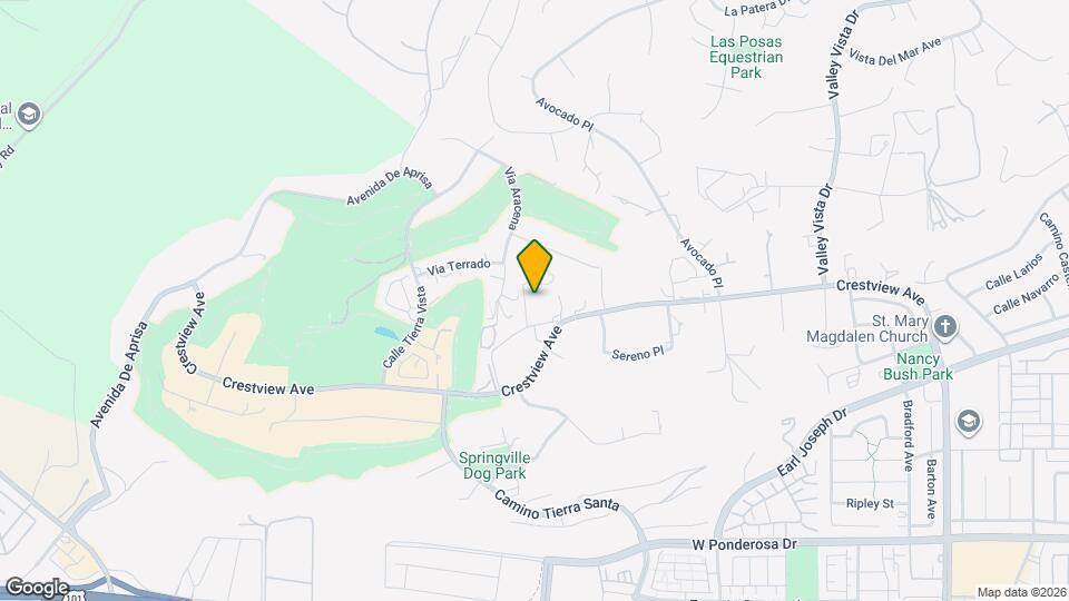 285 Crestview Ave Map and Location Details