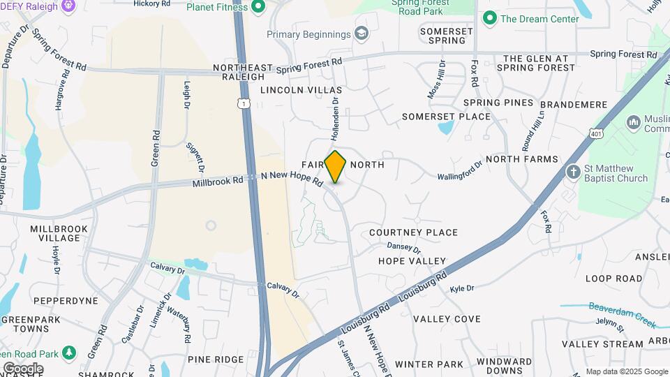4916-4930 New Hope Rd Map and Location Details