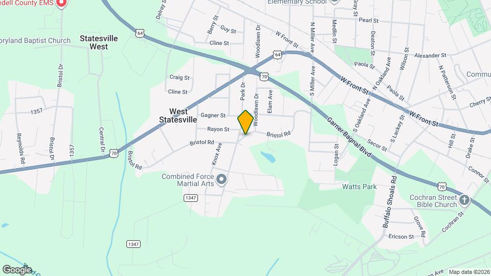1823 Bristol Rd Map and Location Details