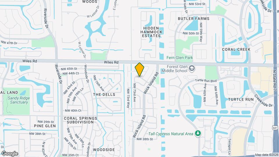 7120 NW 43rd St Mapa y Detalles de la Ubicación