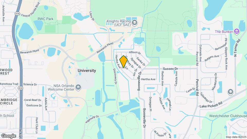 2807 Hertha Ave Mapa y Detalles de la Ubicación