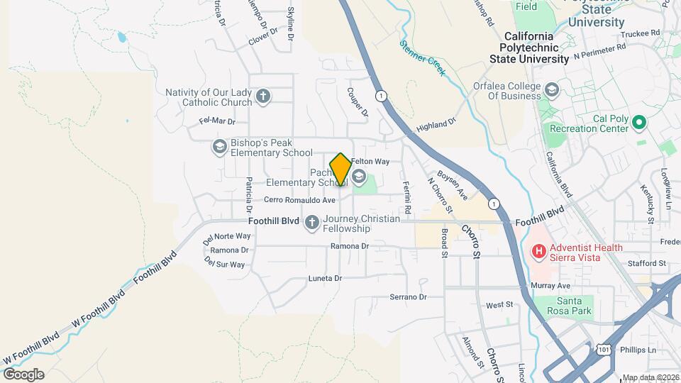 213 N Tassajara Dr Map and Location Details