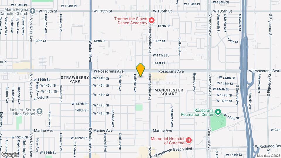 1437 W 145th St Mapa y Detalles de la Ubicación