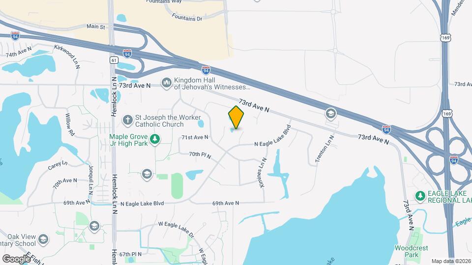 7123 Yorktown Ln N Map and Location Details