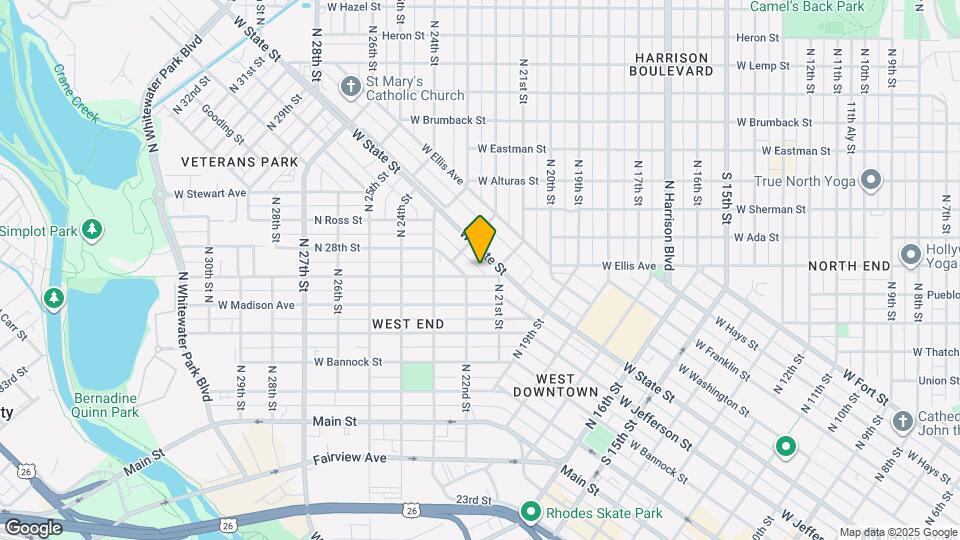 2116 W Pleasanton Ave Map and Location Details