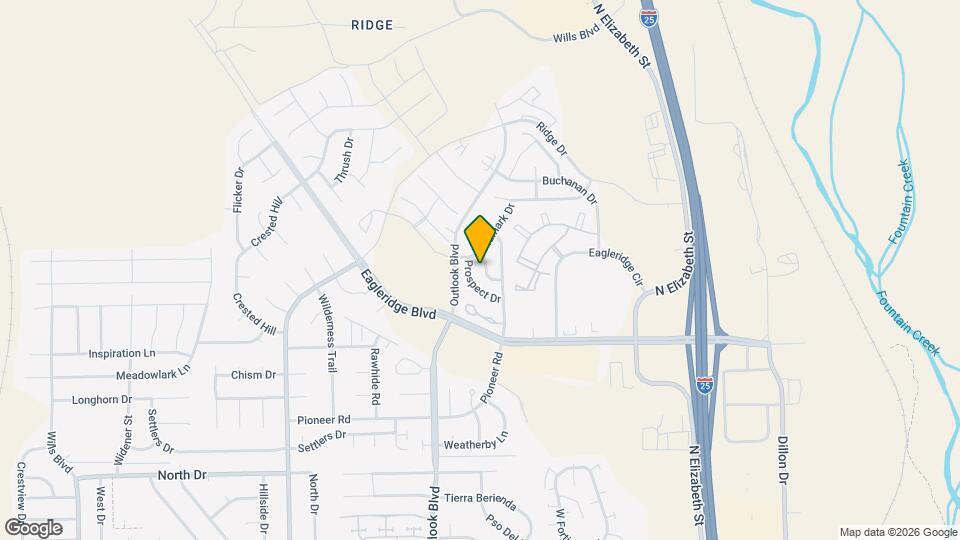 4915 Butte Ln Map and Location Details