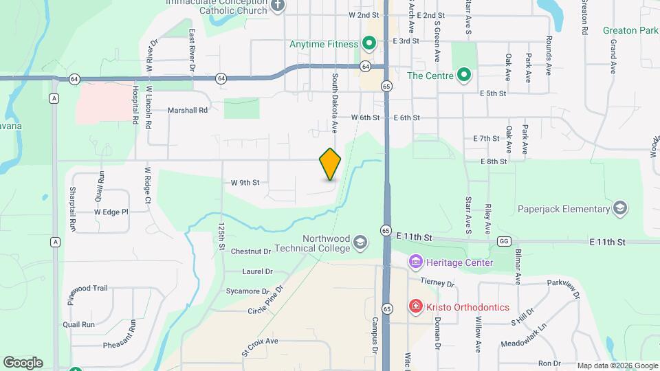 325 W 9th St, Unit D Map and Location Details