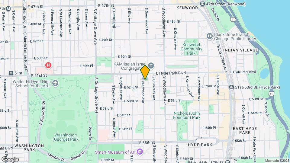 5125-5131 S Greenwood Ave Map and Location Details
