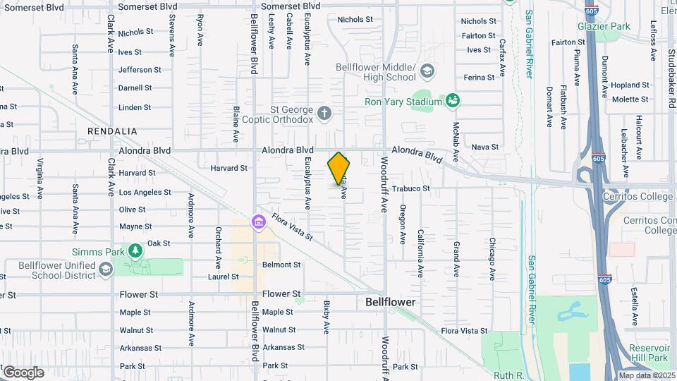 16205 Cornuta Ave Mapa y Detalles de la Ubicación