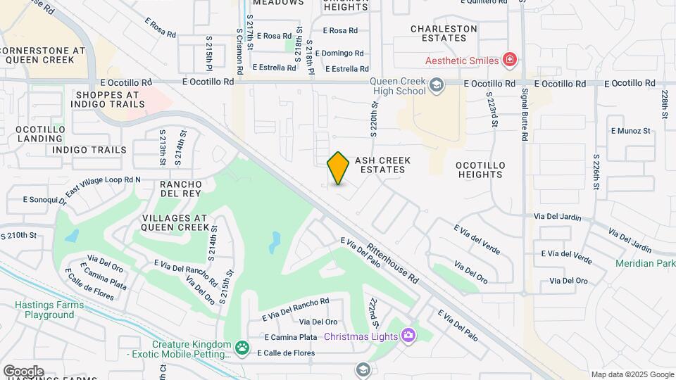 21116 Avenida Del Valle Ct Map and Location Details