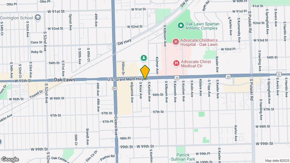 4615-4627 W 95th St Map and Location Details