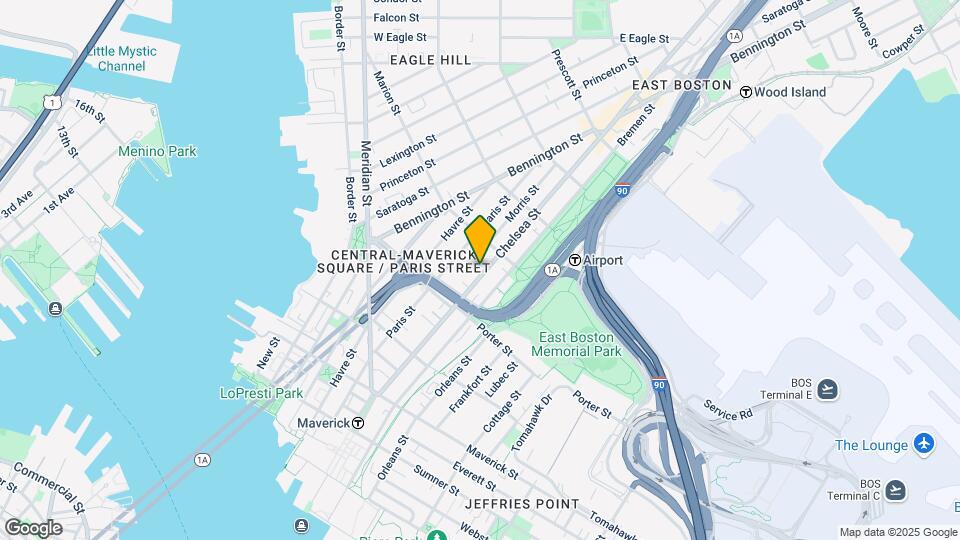 166 Chelsea St Mapa y Detalles de la Ubicación