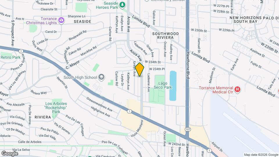 23511 Anza Ave Map and Location Details