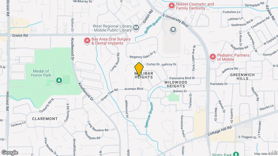 1662 Andover Blvd Mapa y Detalles de la Ubicación