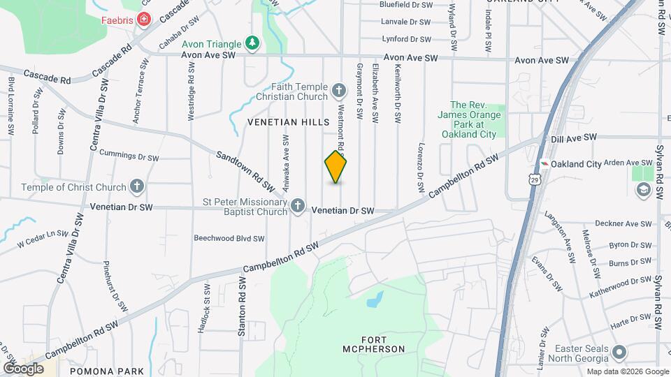 1439 Westmont Rd SW Map and Location Details