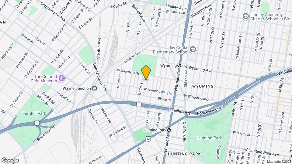 4534 N Smedley St Mapa y Detalles de la Ubicación