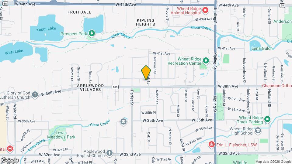 3827 Oak St Map and Location Details