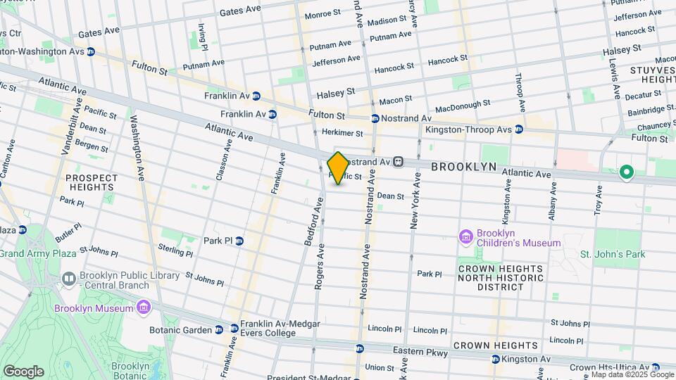 1145 Dean St Mapa y Detalles de la Ubicación