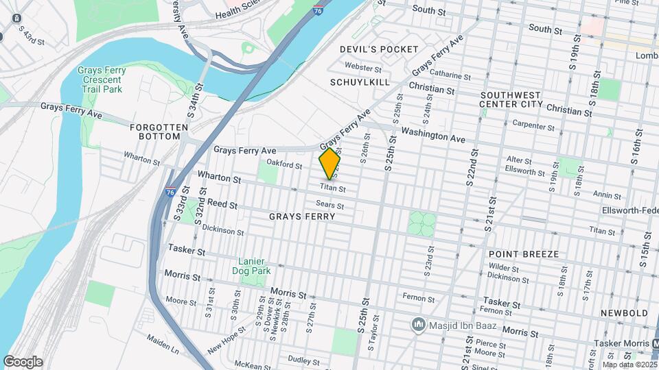 1254 S 27th St Map and Location Details