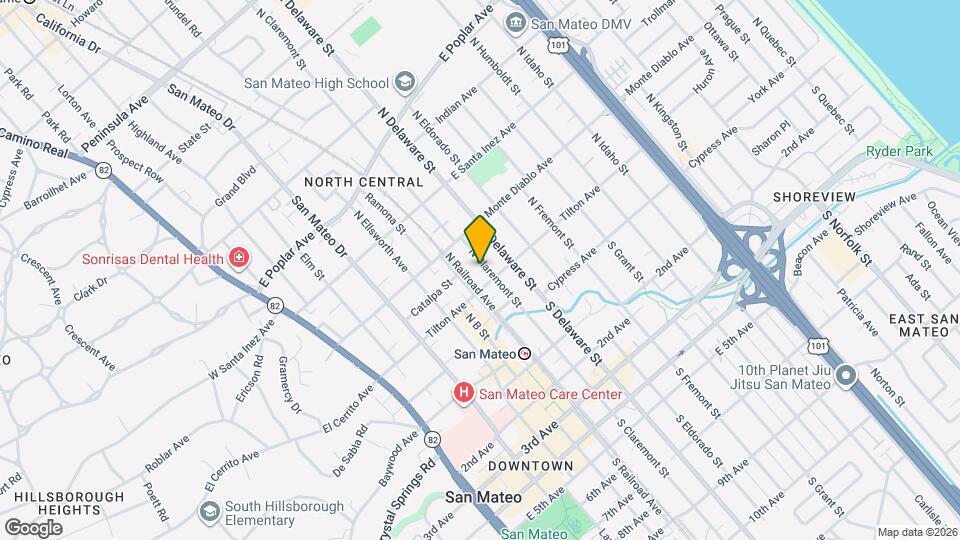 119 N Claremont St Map and Location Details