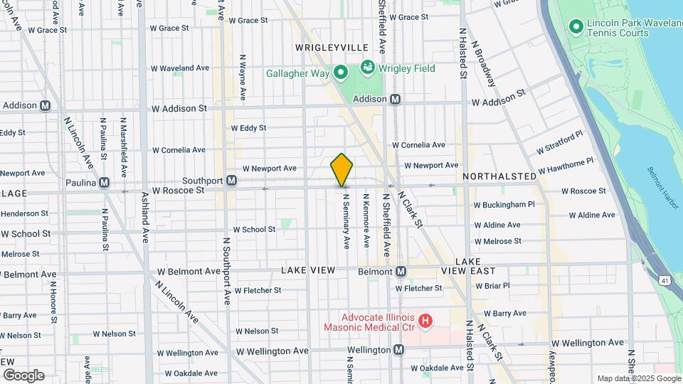3356 N Seminary Ave Map and Location Details