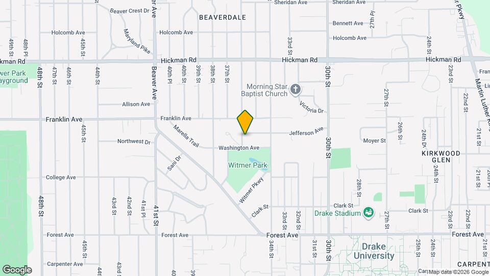 3520 Jefferson Ave Map and Location Details