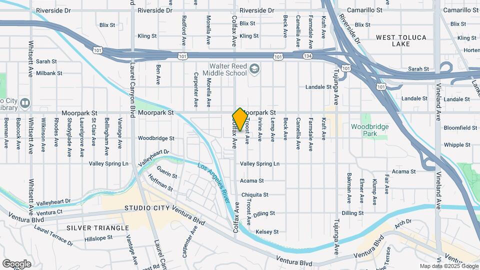 4350 Colfax Map and Location Details