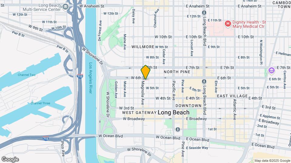 536 Magnolia Ave Map and Location Details