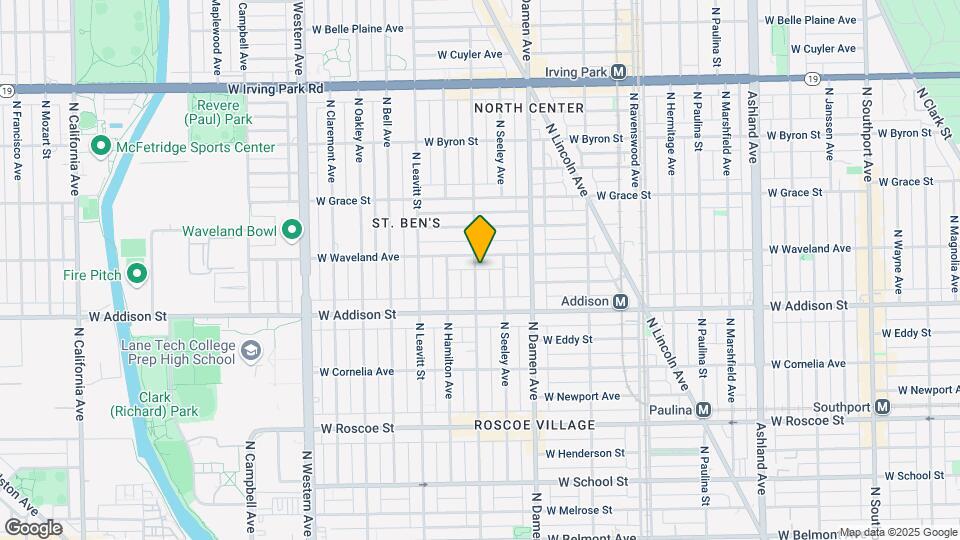 3643 N Hoyne Ave, Unit 3701 -2 Map and Location Details