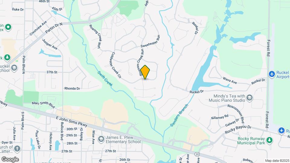 117 Blossom Creek Run Map and Location Details