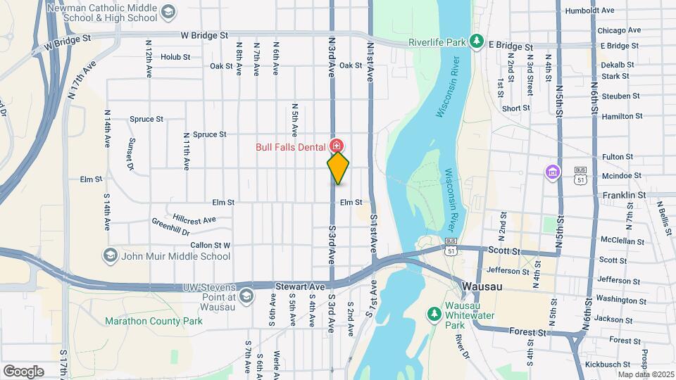 111 N 3rd Ave Map and Location Details