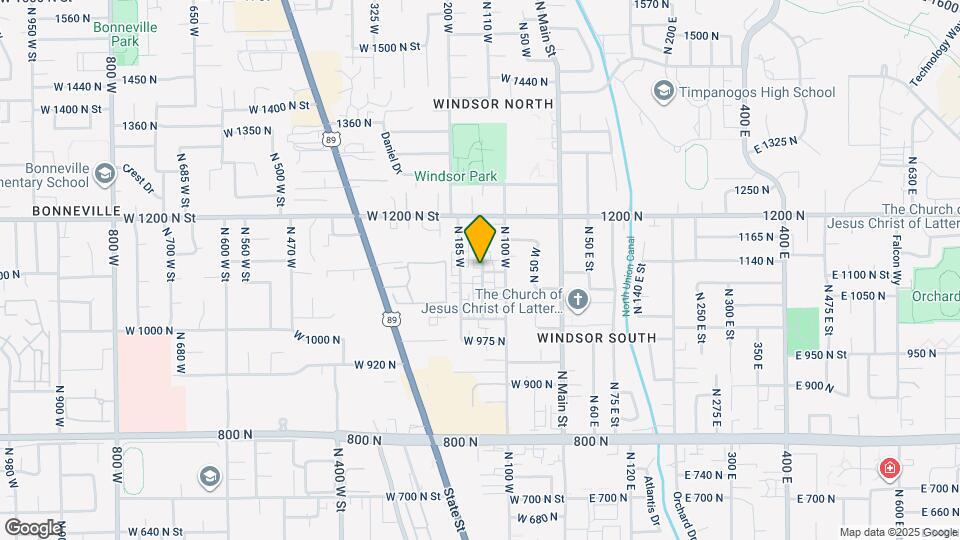 1087 N 150 W Map and Location Details