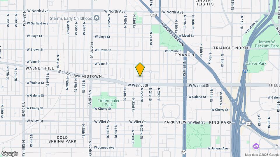 1723 N 22nd St Map and Location Details