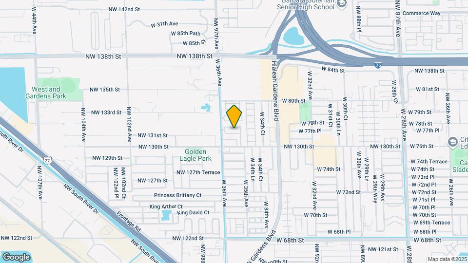 7701 W 36th Ave Map and Location Details