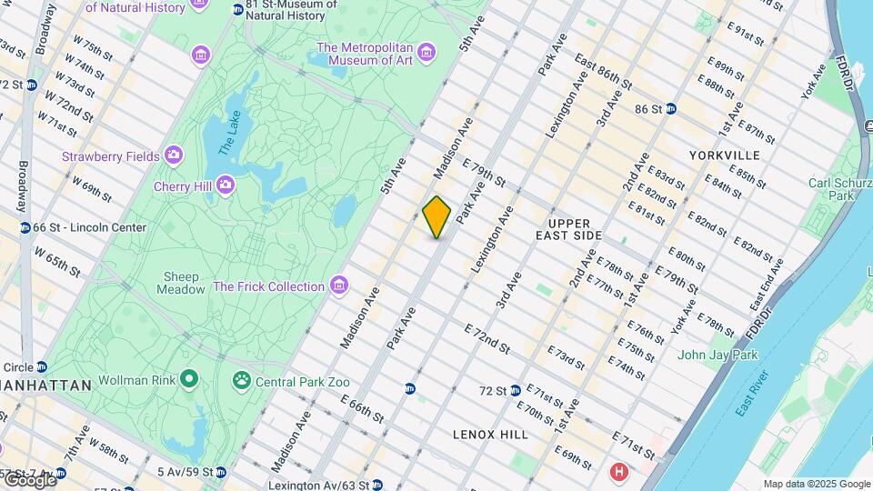 812 Park Ave Mapa y Detalles de la Ubicación