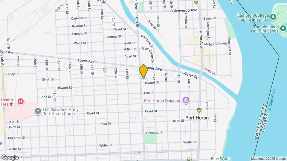 937 Howard St Map and Location Details