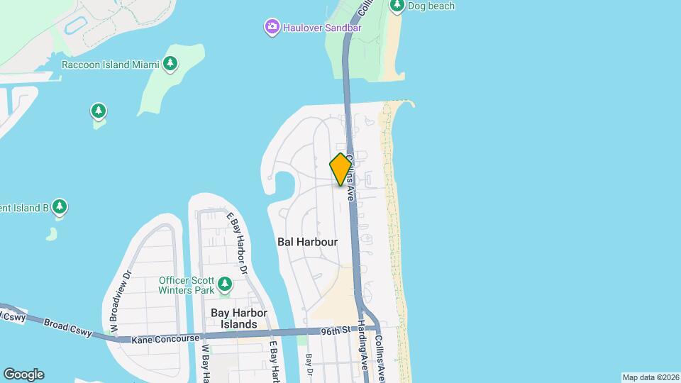 10190 Collins Ave, Unit 204 Mapa y Detalles de la Ubicación